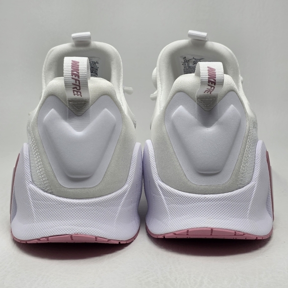 Nike Free Metcon 6 White Elemental Pink Training FJ7126-106 Women's Size 11 New - Picture 5 of 10